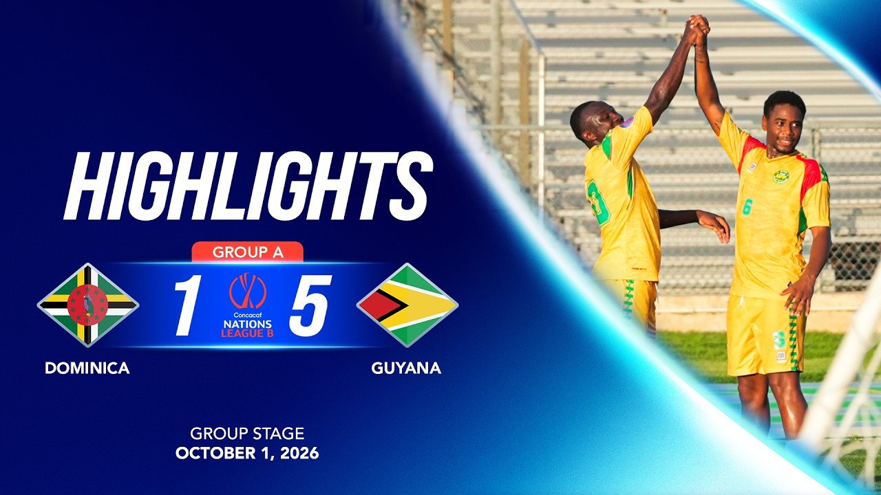 Dominica 1 - 5 Guyana — Full Highlights
