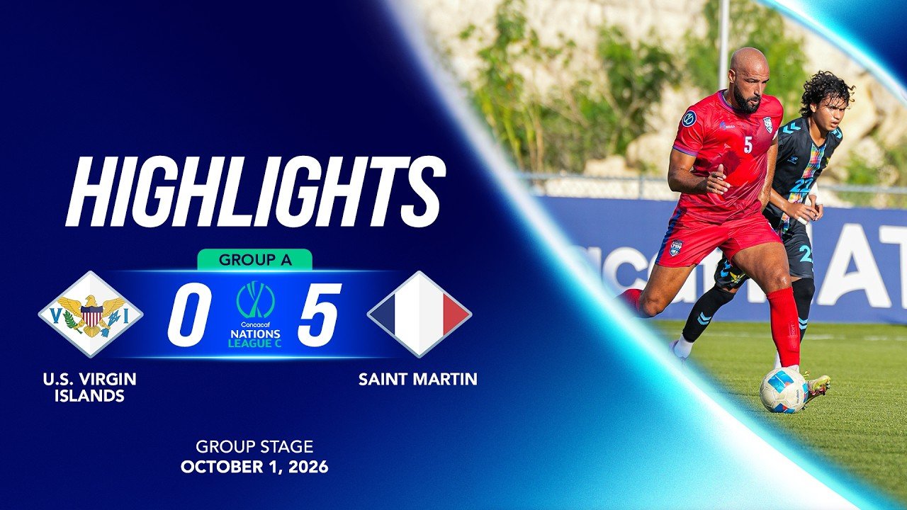 US Virgin Islands 0 - 5 Saint Martin — Full Highlights