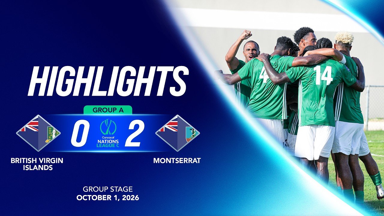 British Virgin Islands 0 - 2 Montserrat — Full Highlights
