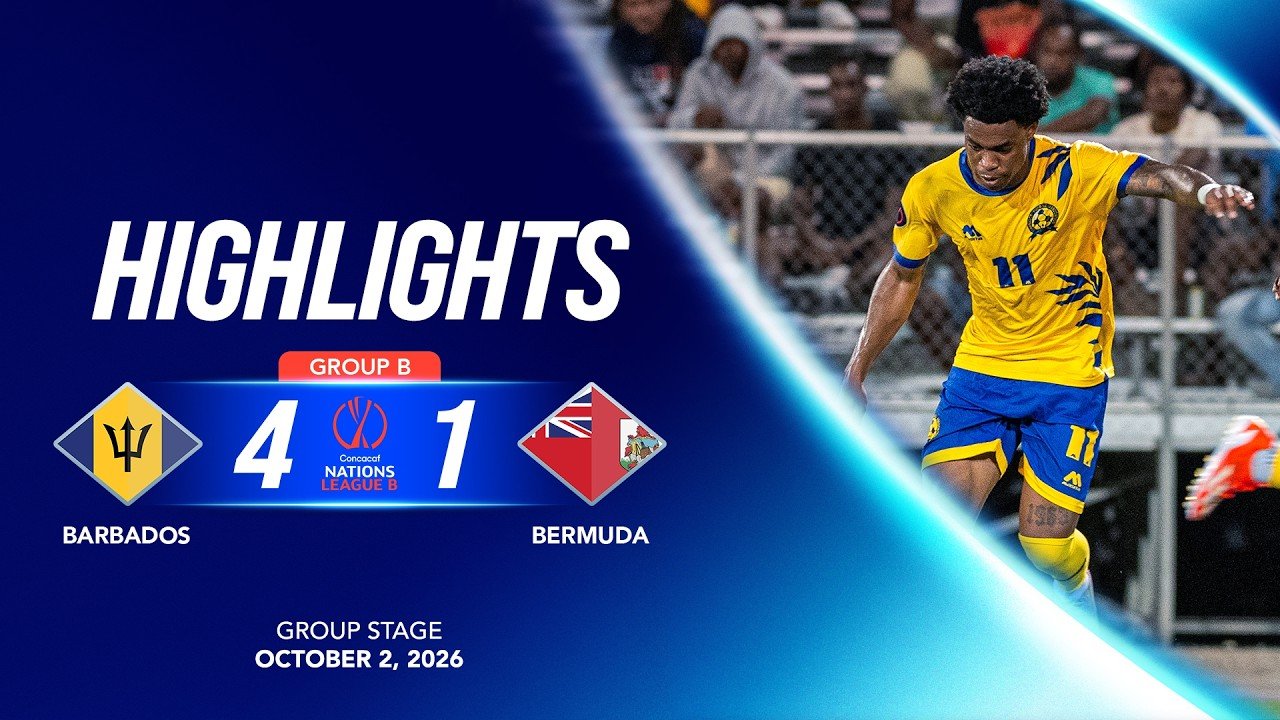 Barbados 4 - 1 Bermuda — Full Highlights