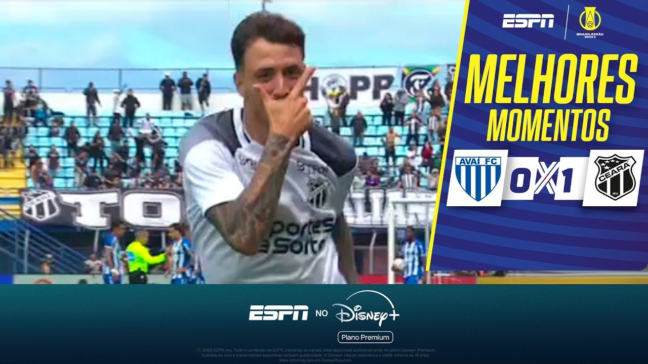 Avaí 0 - 1 Ceará — Full Highlights