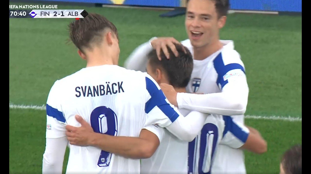 Finland 2-1 Albania