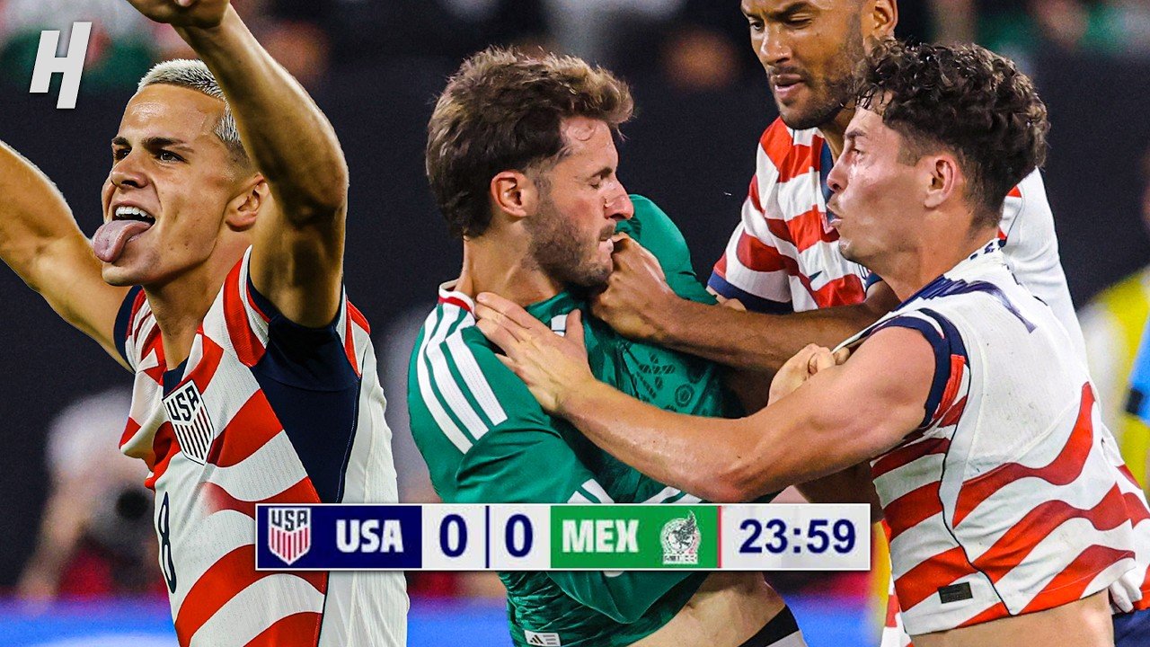 USA 3 - 0 Mexico — Full Highlights
