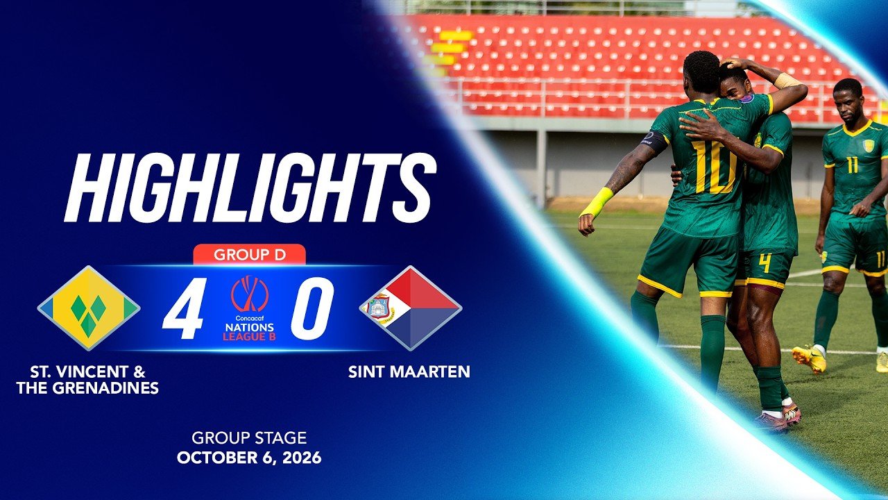 Saint Vincent and the Grenadines 4 - 0 Sint Maarten — Full Highlights
