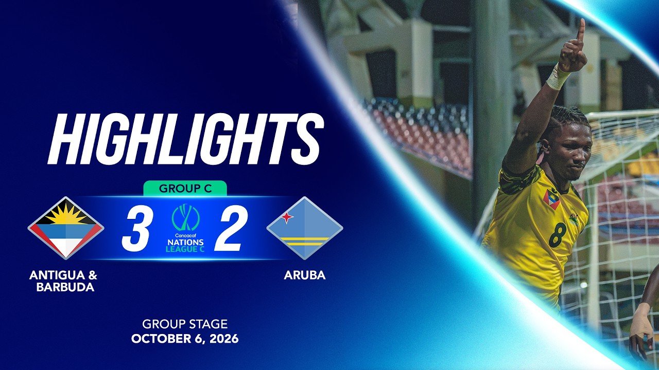 Antigua and Barbuda 3 - 2 Aruba — Full Highlights