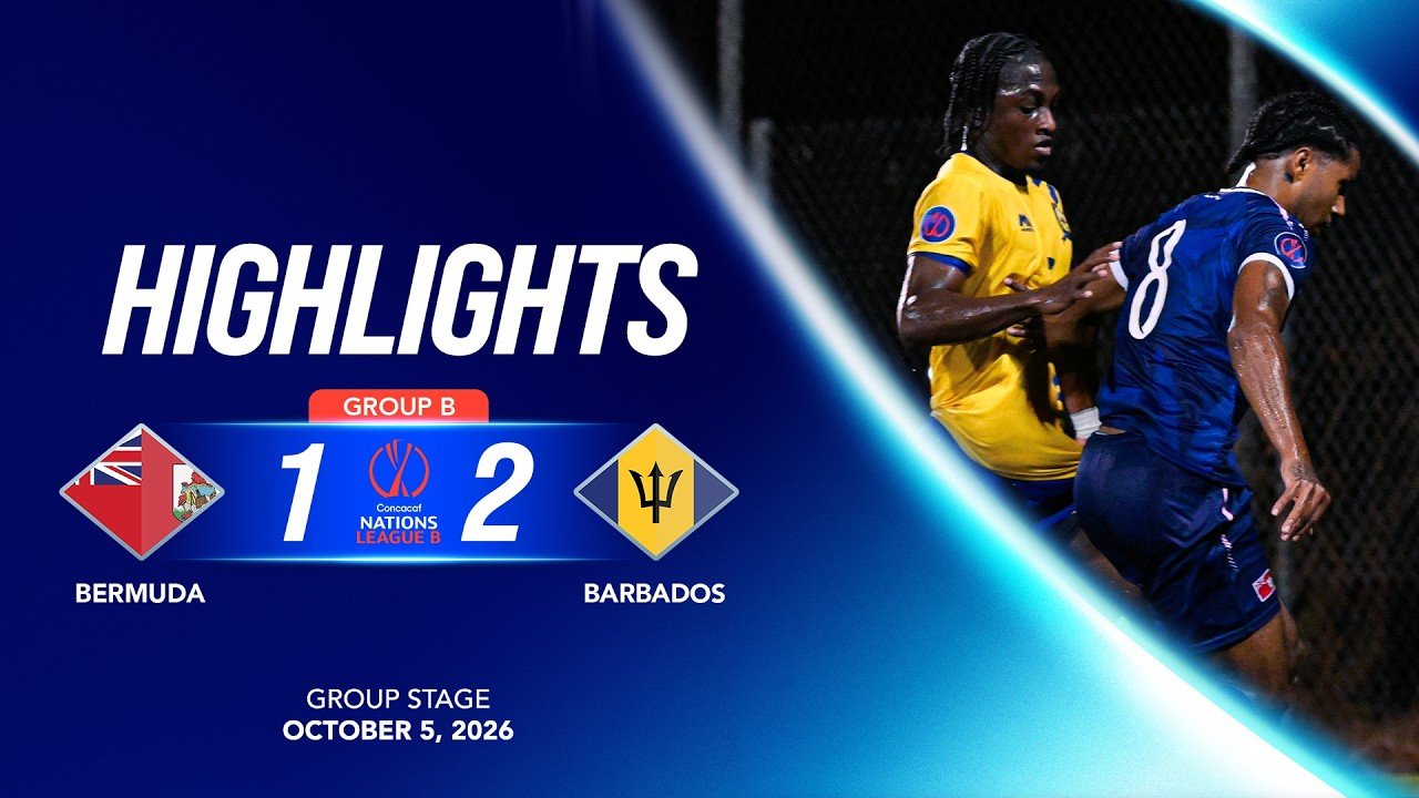 Bermuda 1 - 2 Barbados — Full Highlights