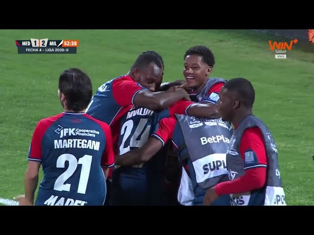 Ind. Medellín 2 - 2 Millonarios — 53' Nivaldo Erazo