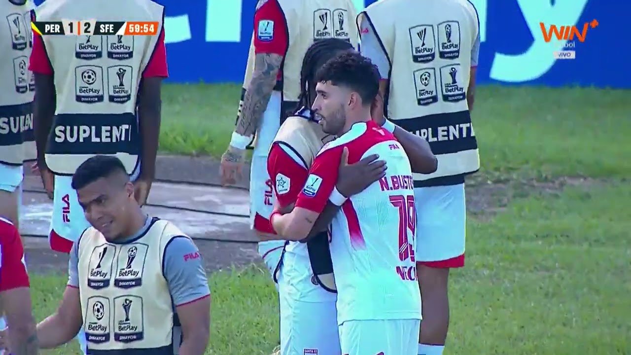 Deportivo Pereira 1 - 2 Santa Fe — 60' Nahuel Bustos