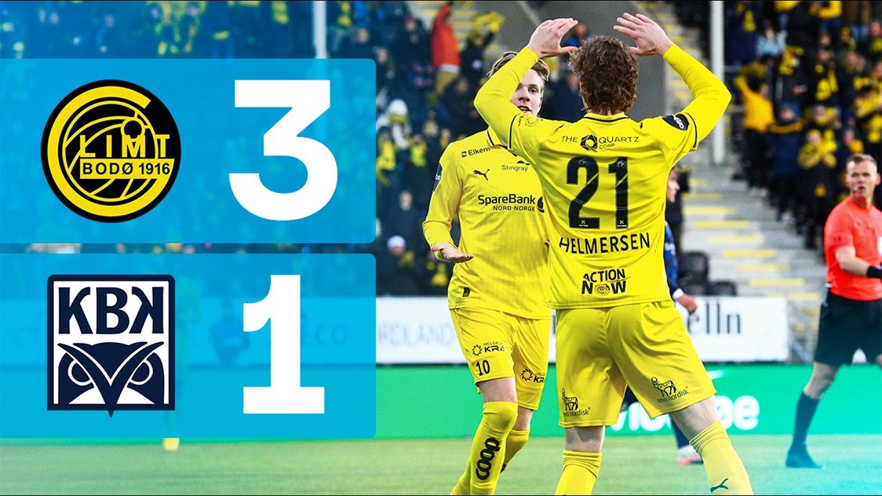 Bodø/Glimt 3 - 1 Kristiansund — Full Highlights