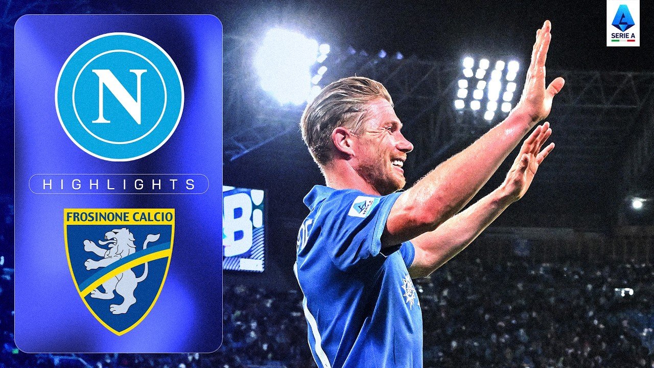 SSC Napoli 3-0 victory over Frosinone in Serie A