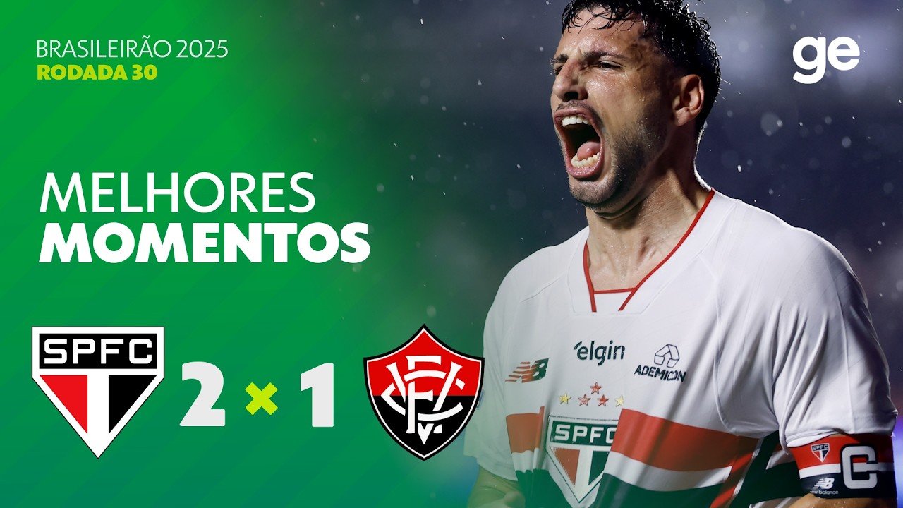 Calleri marca dos veces mientras São Paulo vencía a Vitória
