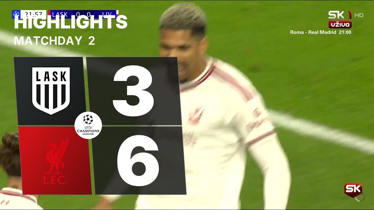 LASK 3-6 Liverpool FC