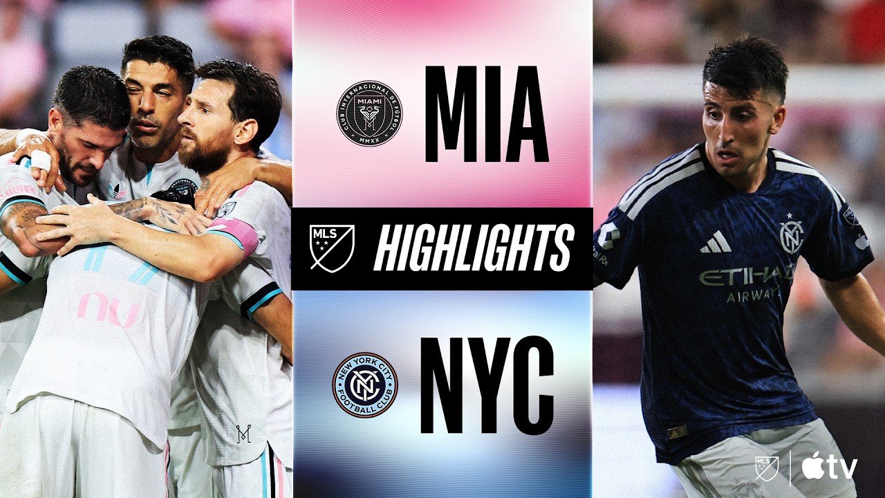 Inter Miami CF beat New York City FC 2-0 in MLS