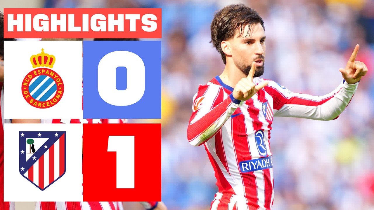 Baena late goal sends Atlético Madrid to victory at Espanyol