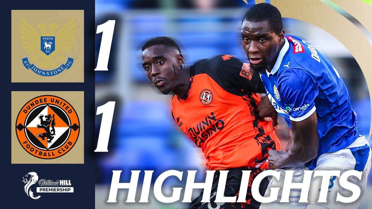 St. Johnstone 1 - 1 Dundee Utd — Full Highlights