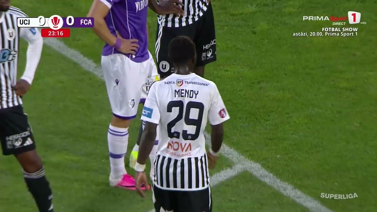 U. Cluj 0 - 1 Argeș Pitești — 25' Ricardo Matos, Penalty