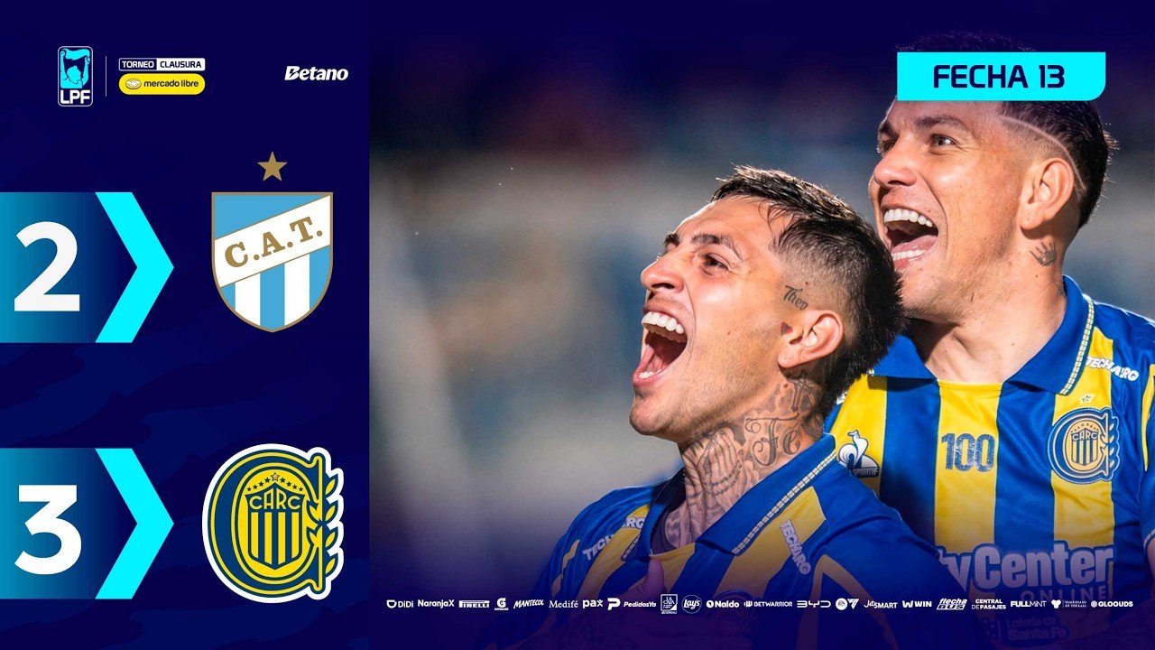 Atlético Tucumán 2 - 3 Rosario Central — Full Highlights