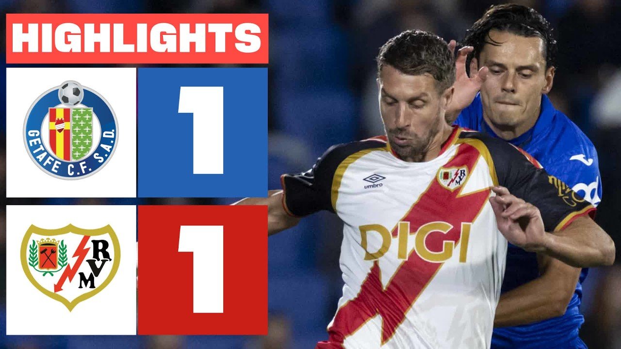 Satriano Equalises as Getafe and Rayo Vallecano Share Spoils