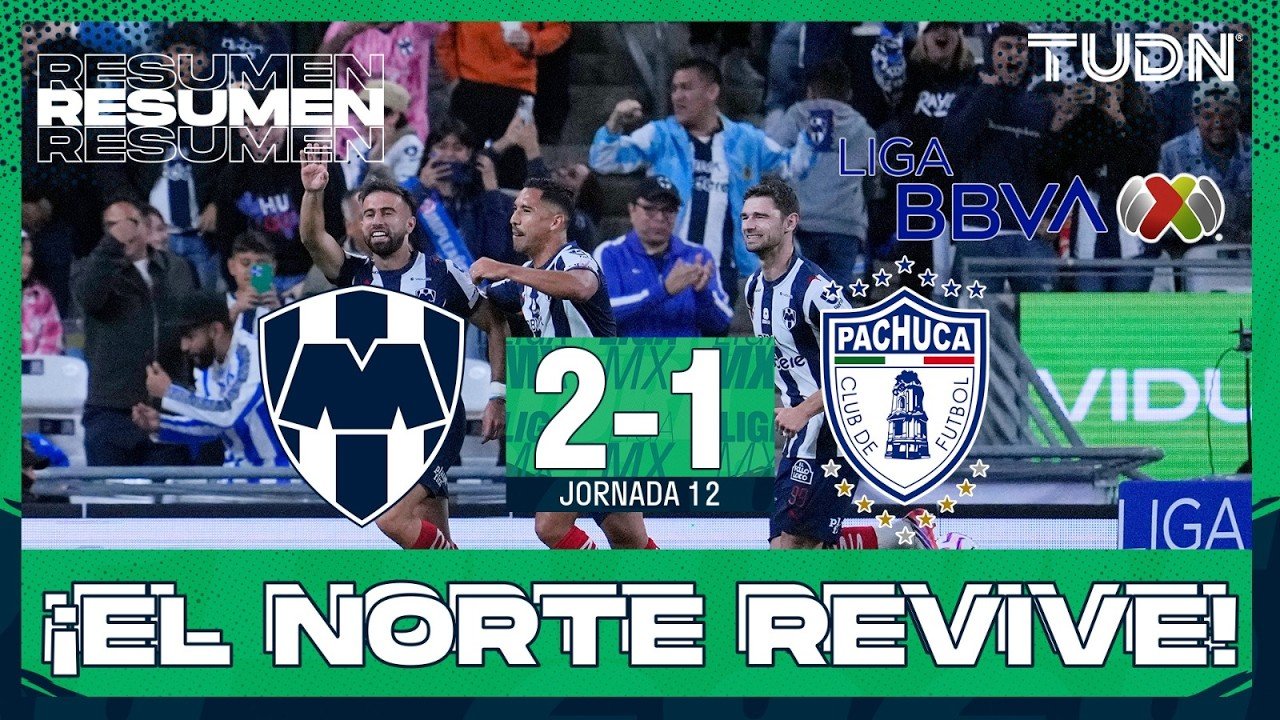 CF Monterrey vitória por 2 a 1 sobre CF Pachuca na Liga MX