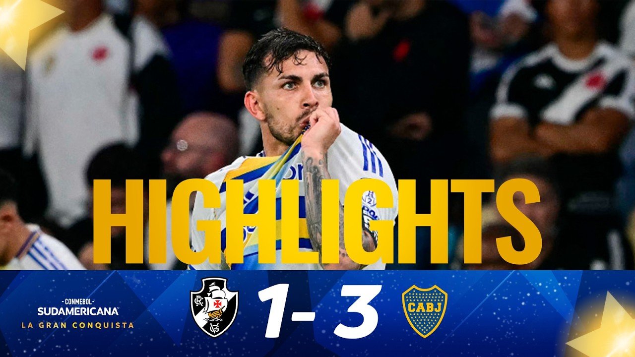 Boca Juniors 1-3 victory away at Vasco da Gama