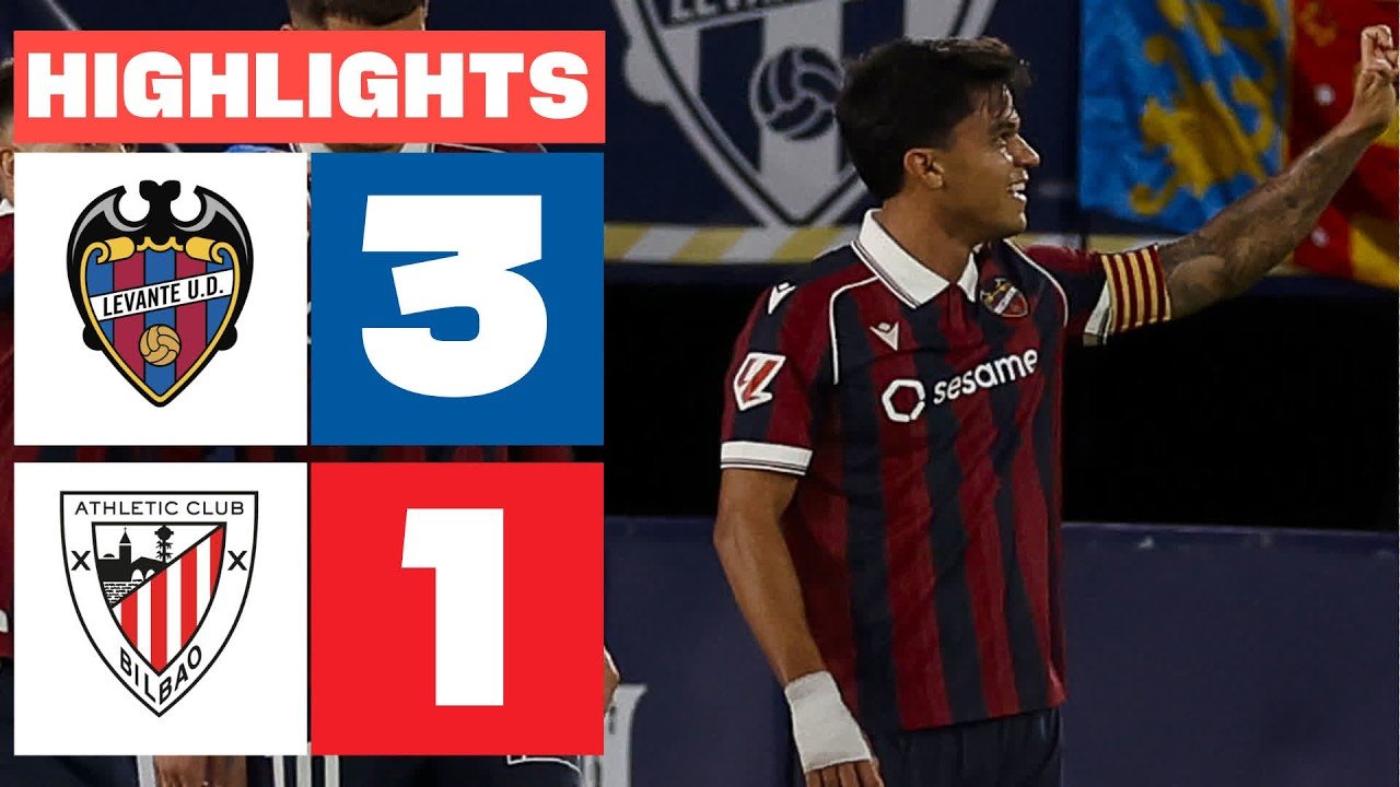 Levante UD beat Athletic Club 3-1 at home