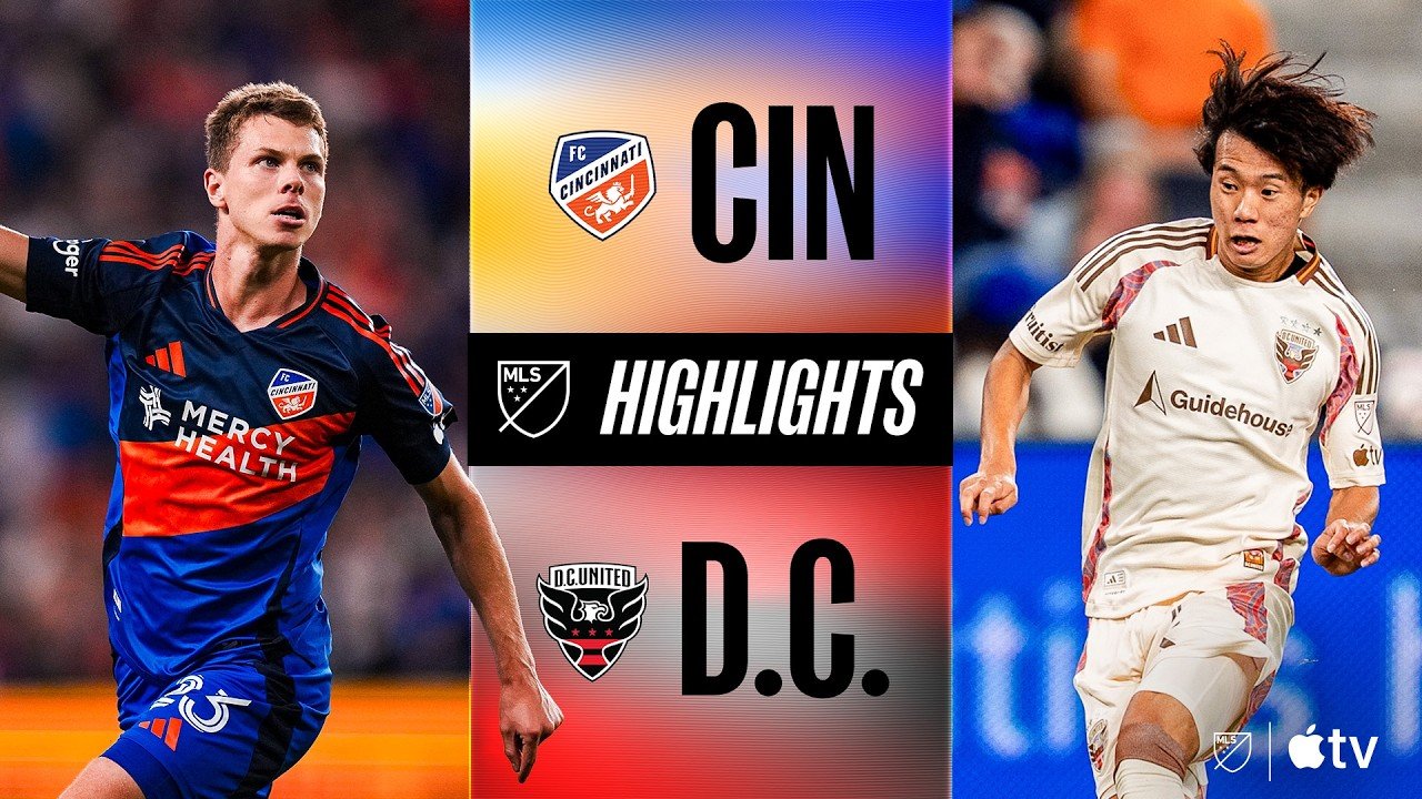 FC Cincinnati beat DC United 2-1 at home in MLS