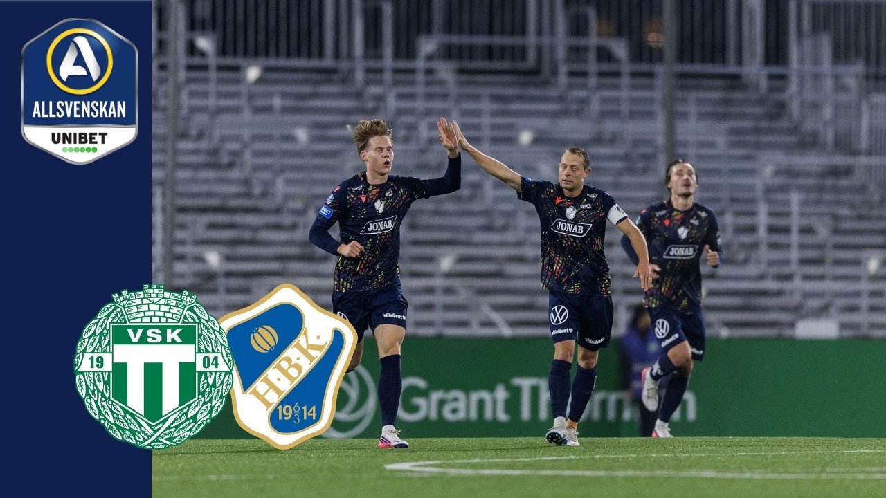 Västerås 1 - 2 Halmstad — Full Highlights