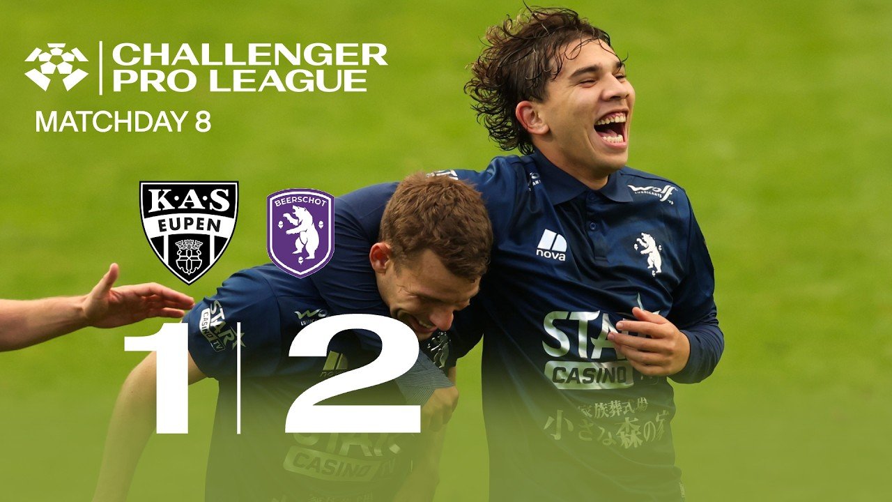 Eupen 1 - 2 Beerschot — Full Highlights