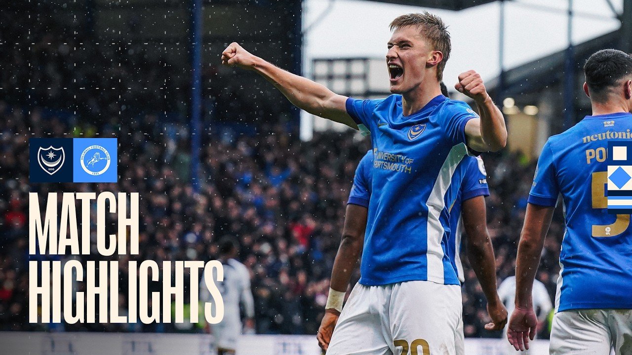 Waddingham marque en fin de match alors que Portsmouth bat Millwall 2-1