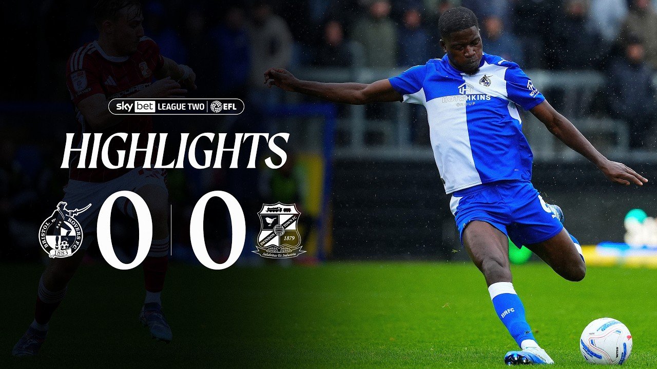 Bristol Rovers 0 - 0 Swindon — Full Highlights