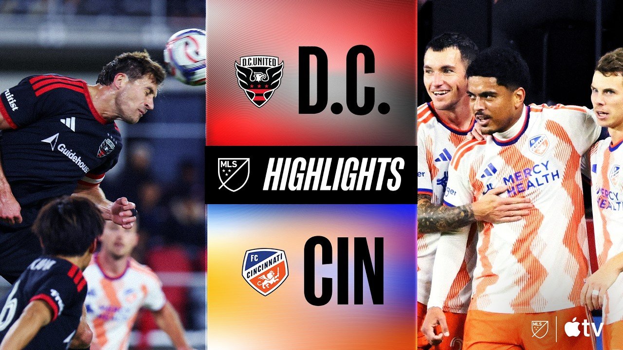 FC Cincinnati 0-2 victory away at DC United