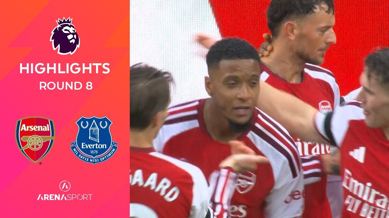 Arsenal beat Everton 2-0 with goals from Konsa and Magalhães