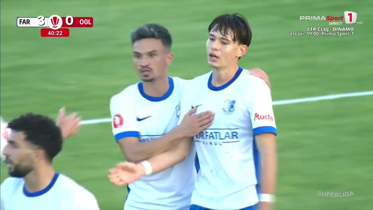 Farul Constanța 3 - 0 Oțelul Galați — 40' Răzvan Marincean