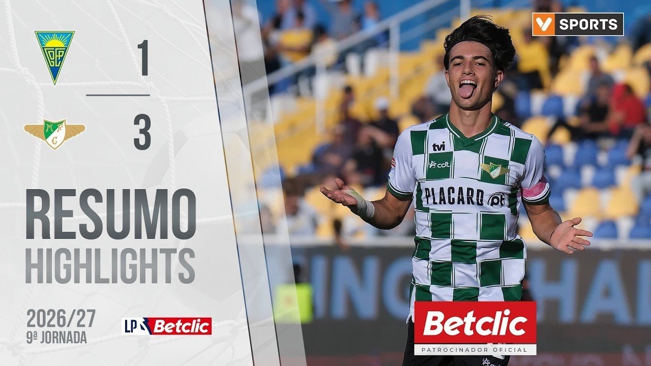 Moreirense 1-3 victory away at Estoril Praia