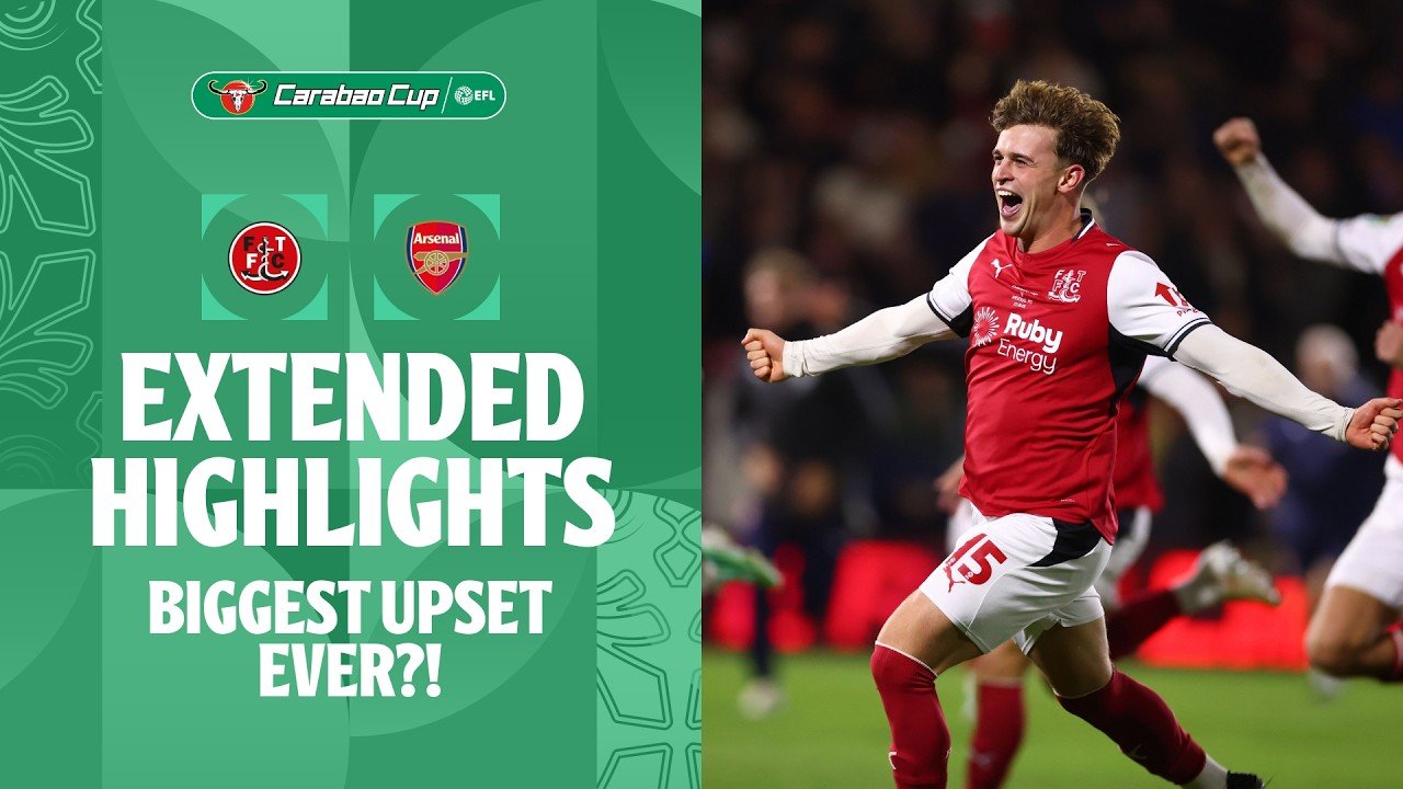Arsenal progress on penalties after Fleetwood Town draw