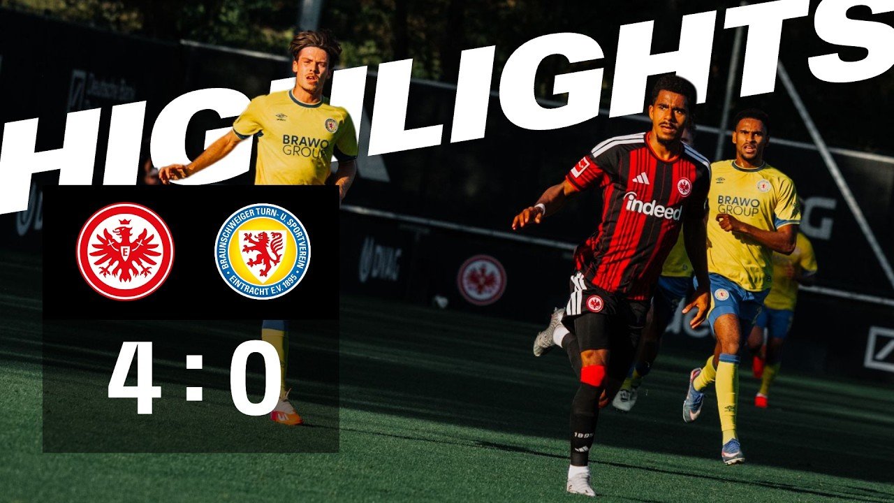 Frankfurt 4 - 0 Braunschweig — Full Highlights