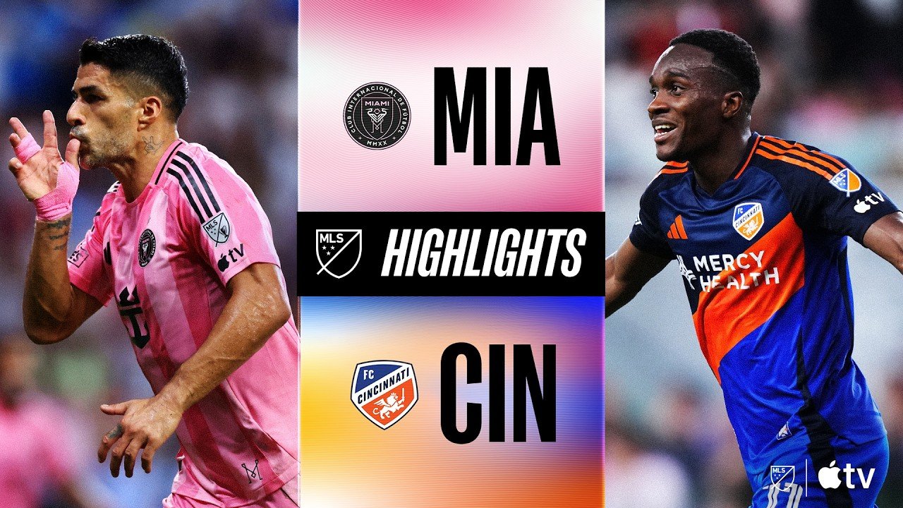 Inter Miami CF and FC Cincinnati drew 2-2 in MLS