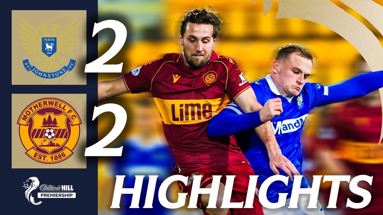 St. Johnstone 2 - 2 Motherwell — Full Highlights