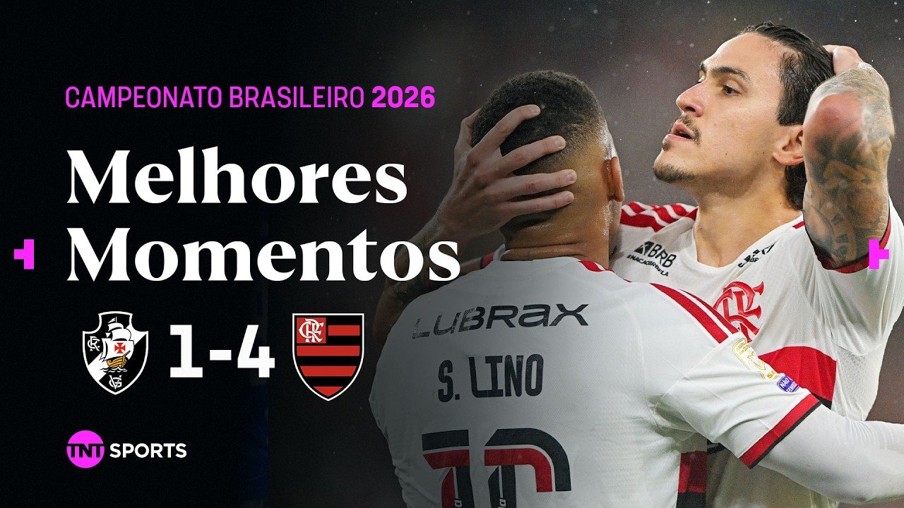 Flamengo 1-4 victory away at Vasco da Gama in Brasileirão
