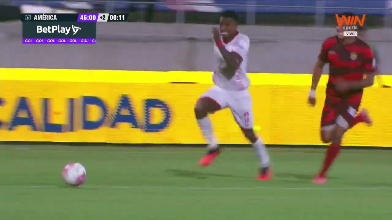 Barranquilla FC 0 - 3 América — 45' Edson Tortolero
