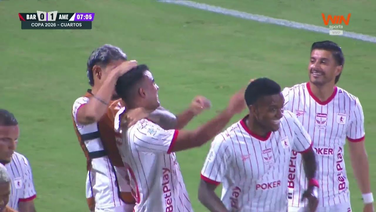 Barranquilla FC 0 - 1 América — 7' Omar Bertel