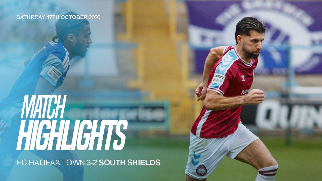 FC Halifax Town 3-2 South Shields