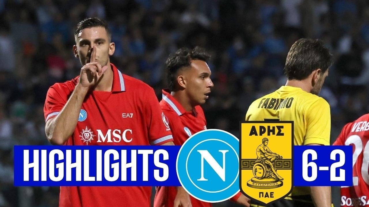 Napoli 6 - 2 Aris — Full Highlights