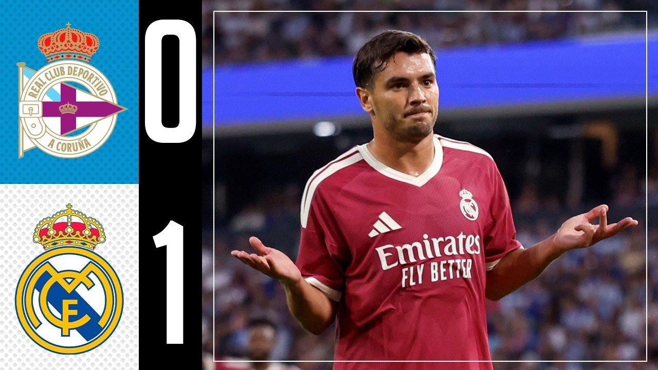 Deportivo 0 - 1 Real Madrid — Full Highlights
