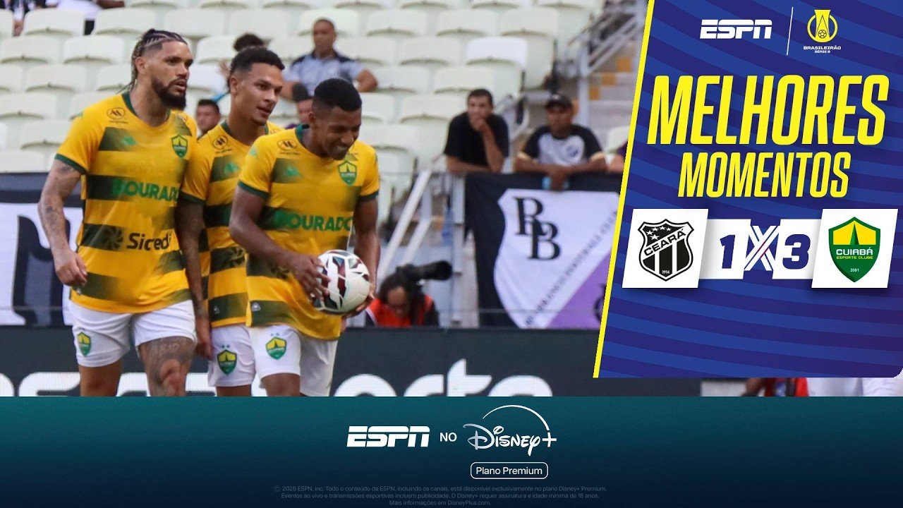 Ceará 1 - 3 Cuiabá — Full Highlights