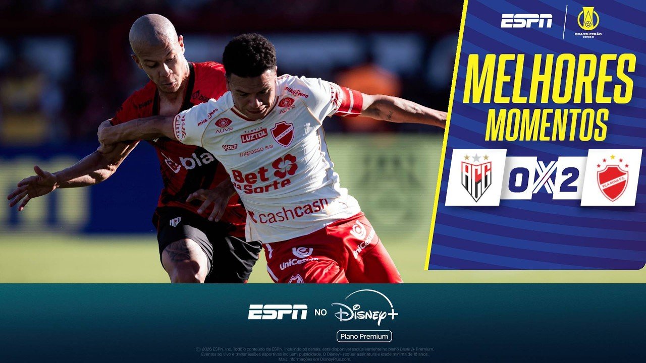 Atlético-GO 0 - 2 Vila Nova — Full Highlights
