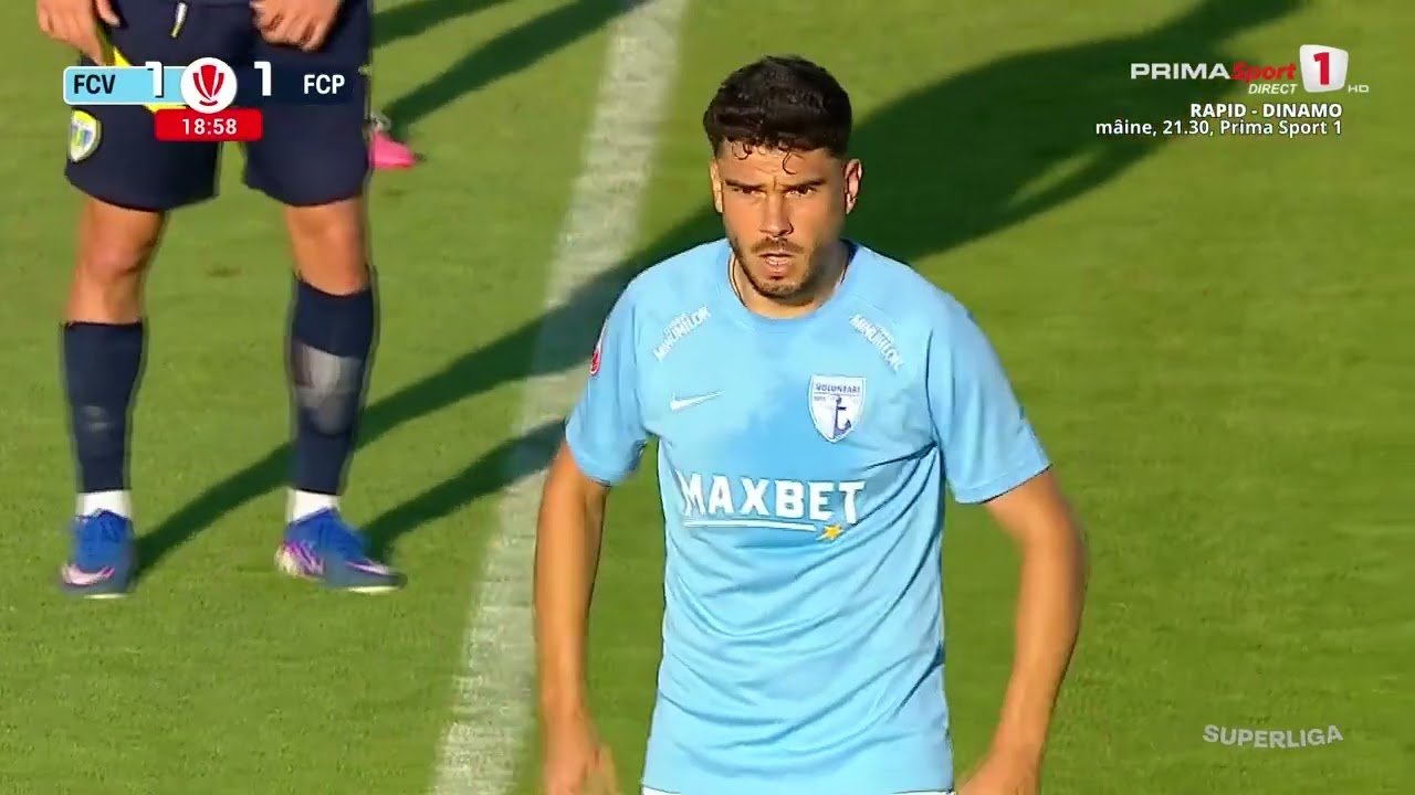 Voluntari 1 - 1 Petrolul Ploiești — 19' Mihai Roman II