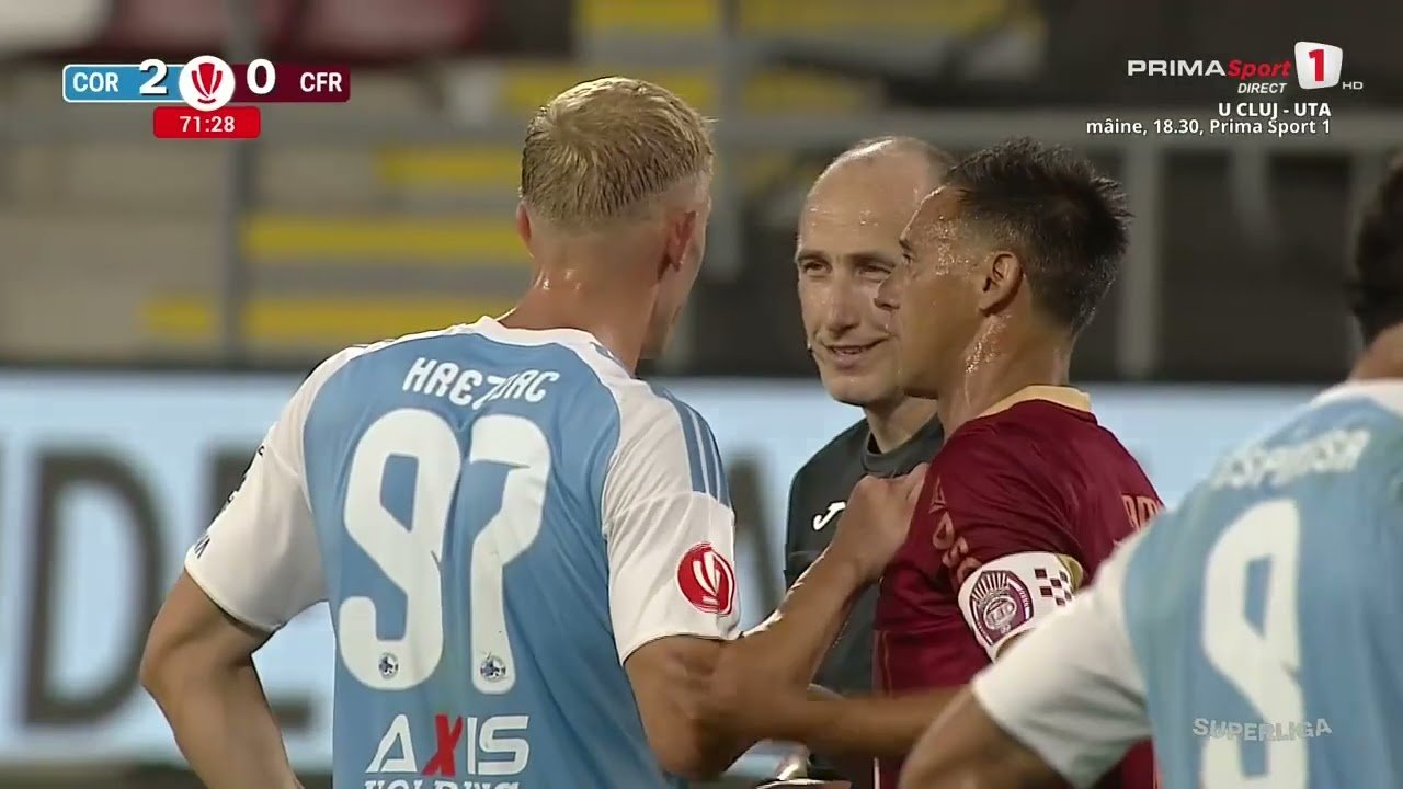 Corvinul 2 - 0 CFR Cluj — 71' Mihajlo Ivančević