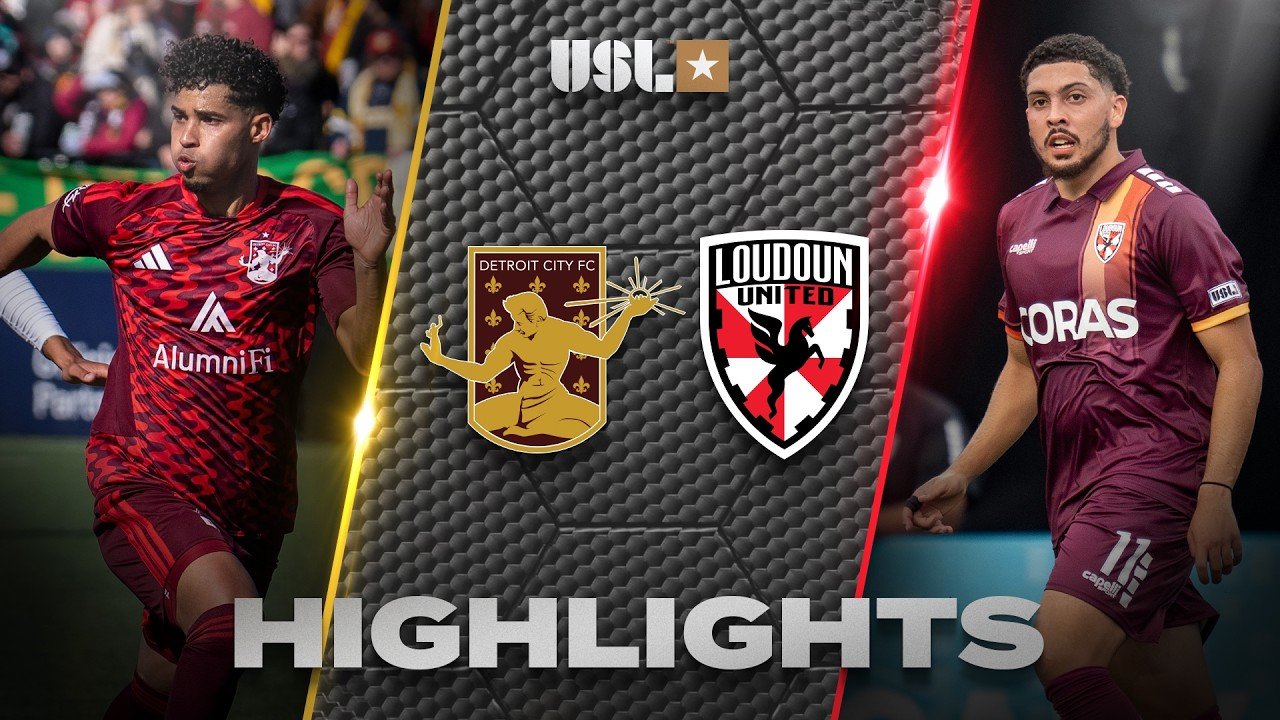 Detroit City 0 - 0 Loudoun United — Full Highlights