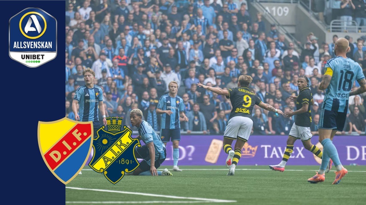 Djurgården 1 - 3 AIK — Full Highlights